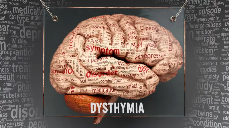 brain with dysthymia symptoms