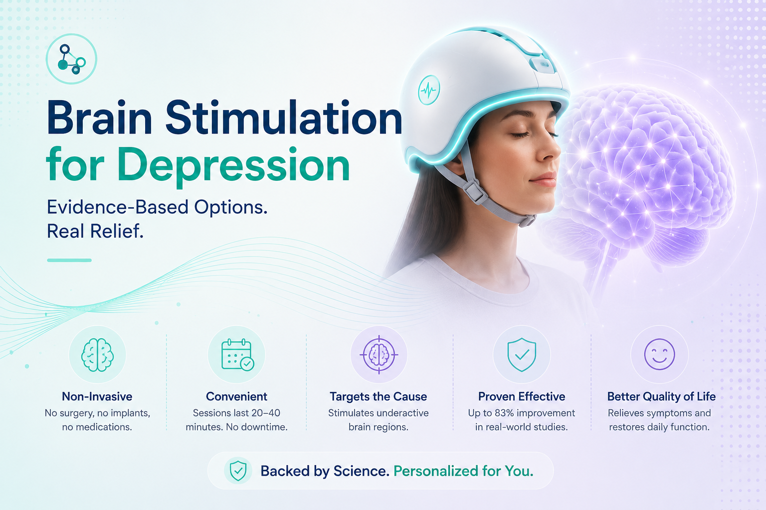 Brain Stimulation for Depression Options
