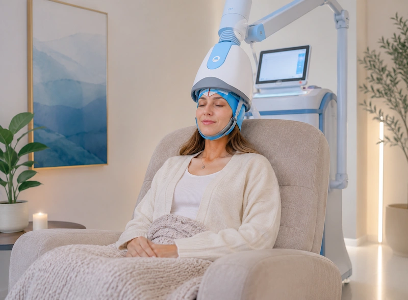 TMS brain stimulation