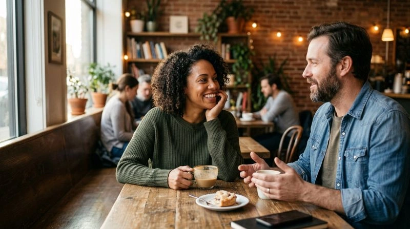 Person reconnecting with others after experiencing disconnected from reality feelings and emotional distance